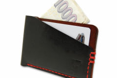 Kožená peněženka slim na karty a bankovky